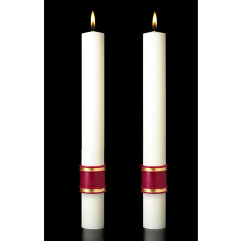Crux Trinitas Complementary Candles Pair