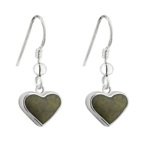 Heart Connemara Irish Earrings