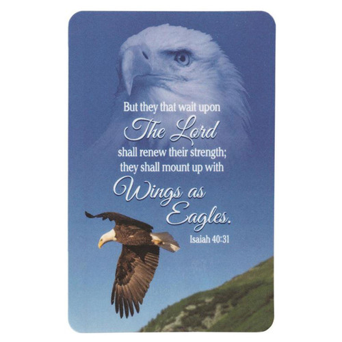 Wings As Eagles Bookmark Pocket Card