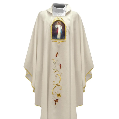 342 Divine Mercy Chasuble in Primavera