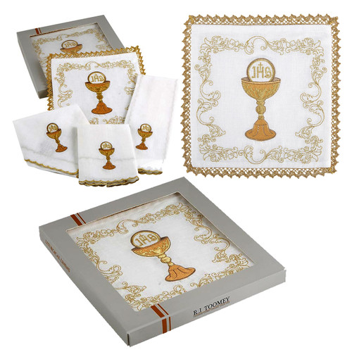 G4054 Chalice & Host Design Mass Linen Set | Details