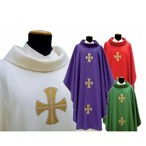 318 Chasuble in Monastico Fabric