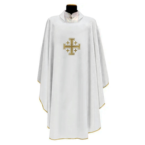 137 Chasuble in White Primavera