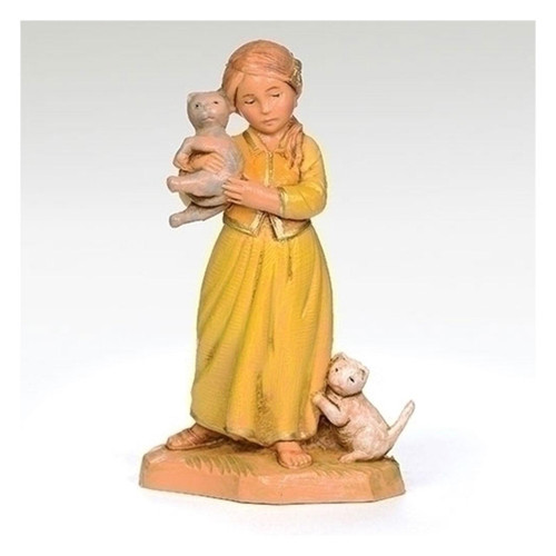 Filia, Girl with Cats, Fontanini Figure