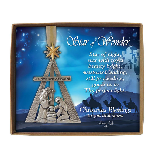 Nativity Ornament with Easel Back