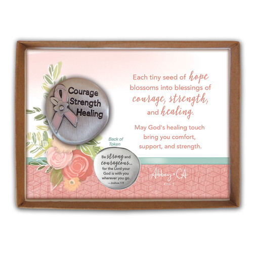 Pink Ribbon Breast Cancer Token