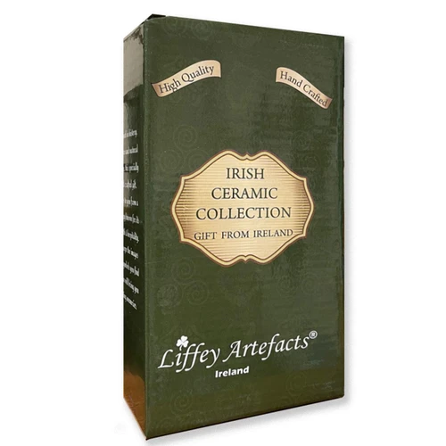 Irish Ceramic Celtic Cross box