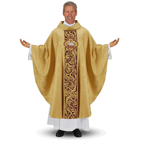 F2019 Agnus Dei Chasuble Gold F2019 Agnus Dei Chasuble Gold