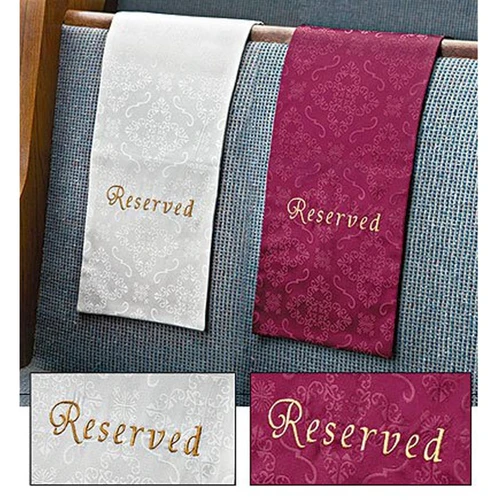 NC063 Pew Reservation Cloth (Package of 4)