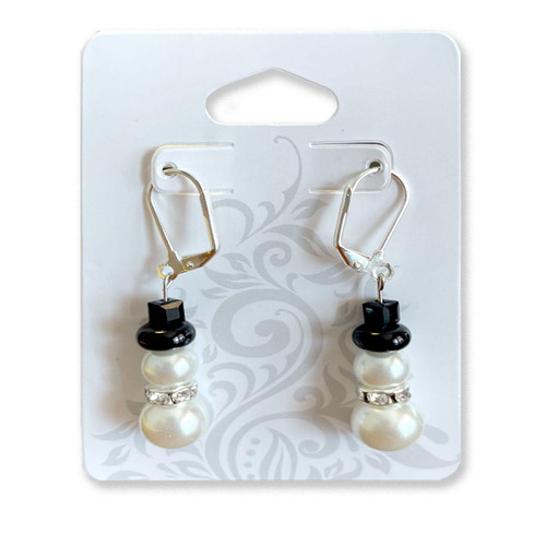 Handcrafted Snowman Earrings