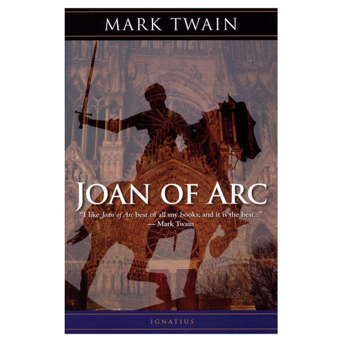 Cover of Mark Twain's novel, Joan of Arc