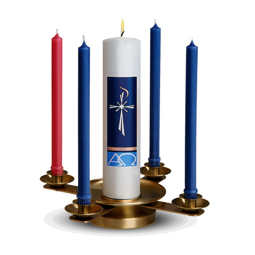 K323 Brass Advent Wreath