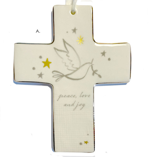 Christmas Dove Cross - Style A.