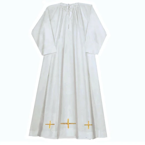 Style 5X Alb with Gold Embroidery from Beau Veste