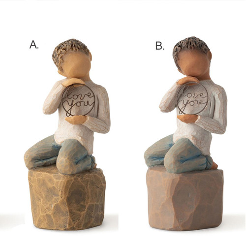 Willow Tree® Love You Figurine in two styles with each sold separately