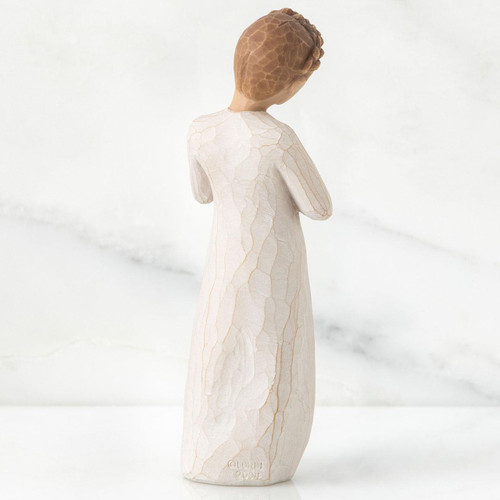 Back of the Willow Tree® Keepsake Heart of Gold Figurine