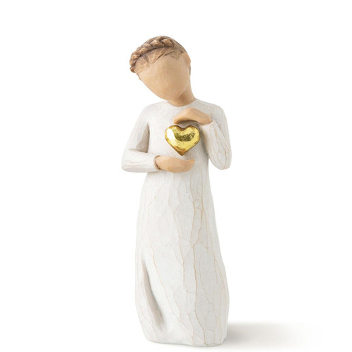 Willow Tree® Keepsake Heart of Gold Figurine
