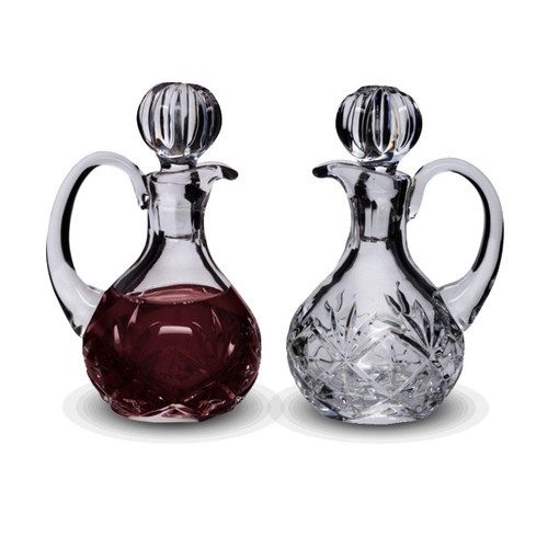 CB-10 Lead Crystal Cruet Pair 4oz
