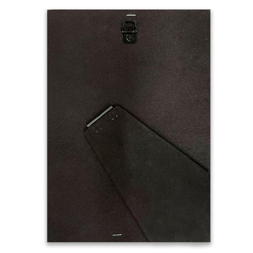 Back of the Our Pastor Wall Plaque with hanging hook and easel stand for tabletop display