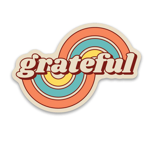 Vinyl Grateful Sticker