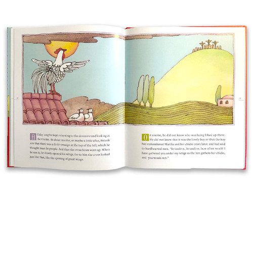 Inside pages of Petook by Caryll Houselander & Art by Tomie dePaola