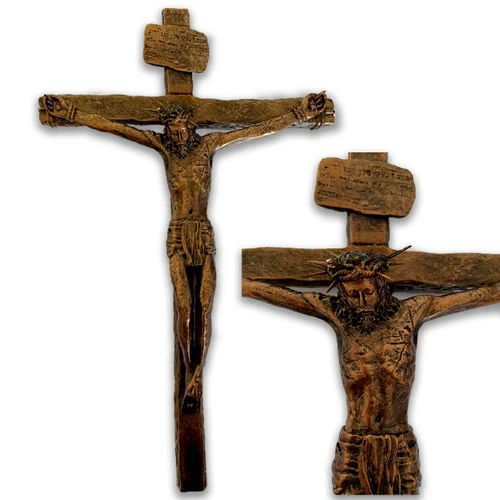 9-3/4" Realistic Crucifix and detail image