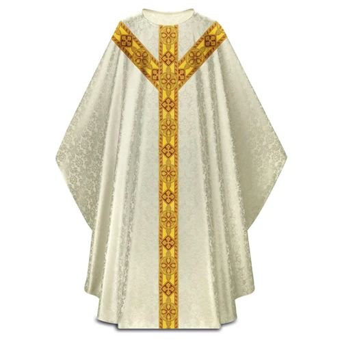 5291 Gothic Chasuble White