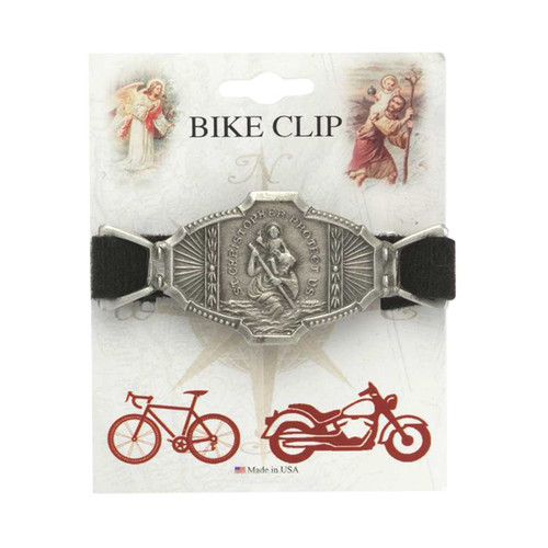 Bicycle & Motorcycle St. Christopher Clip