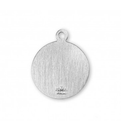 Plain back of the St. Maria Goretti Medal Necklace