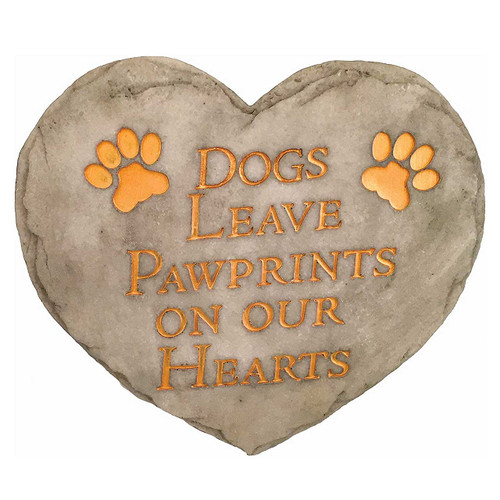 Dogs Leave Pawprints Stepping Stone