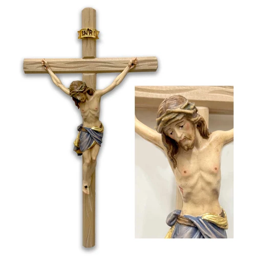 13" Siena Italian Wood Crucifix