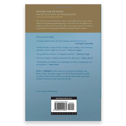 Back Cover of Psalms for Praying by Nan Merrill