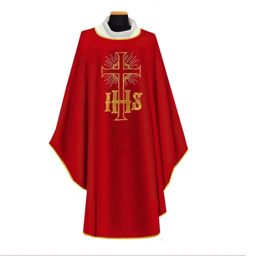 52 Chasuble with Gold Embroidery Red