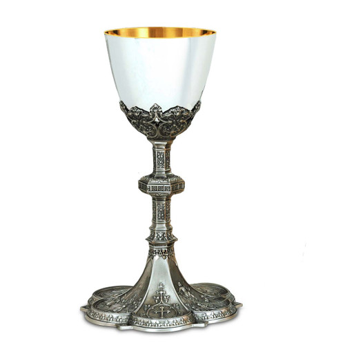 A-8402S Chalice & Well Paten in Silver Plate
