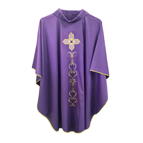 65/018355 Lightweight Chasuble in Polyester Purple