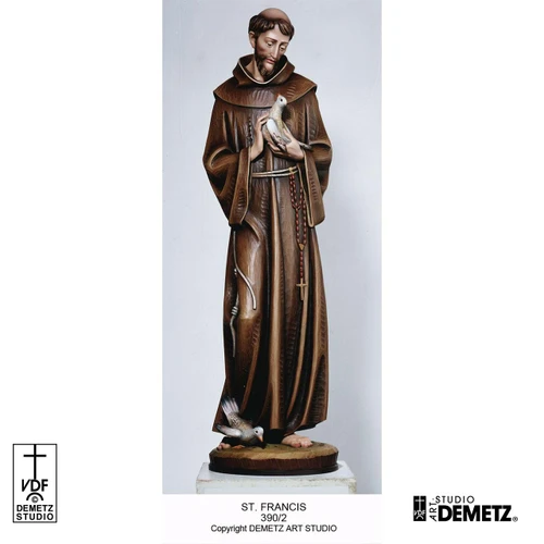 390/2 48" Demetz St. Francis in Linden Wood
