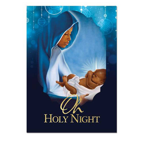 Black Mary and Baby Jesus Christmas Card Boxed Set of 15