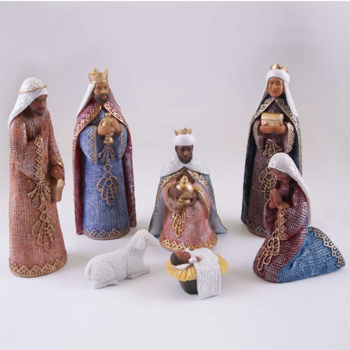 7-Piece Black Nativity Set