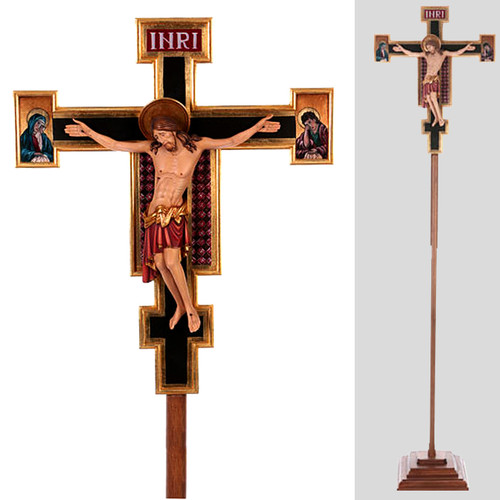 709300/24 Cimabue Processional Crucifix