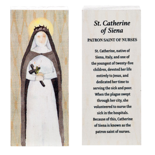 Saint Catherine of Siena Plaque