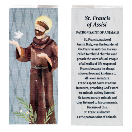 Saint Francis Plaque