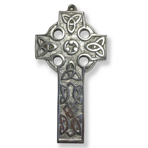 Silver Tone Celtic Wall Cross