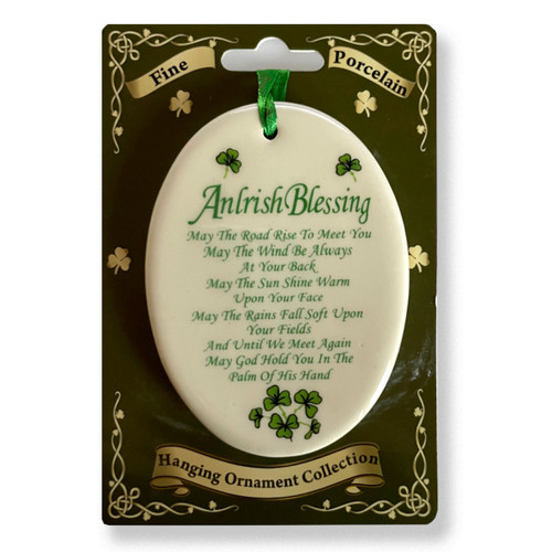 May the Road Rise To Meet You Irish Ornament