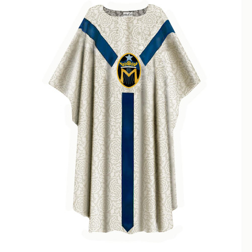 7AM/TR Marian Chasuble in Tudor Rose