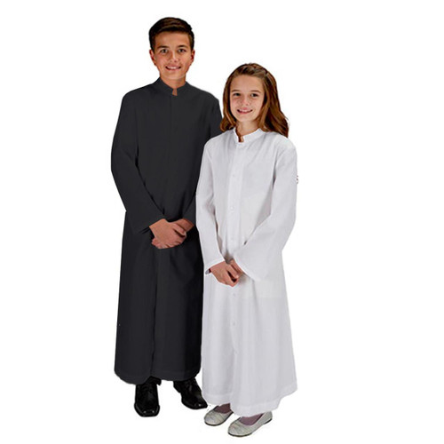 600 Altar Server Cassock in Black, Red or White