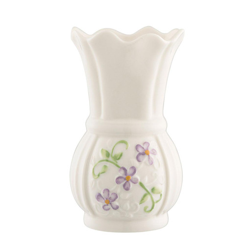 Belleek Mini Flax bud vase