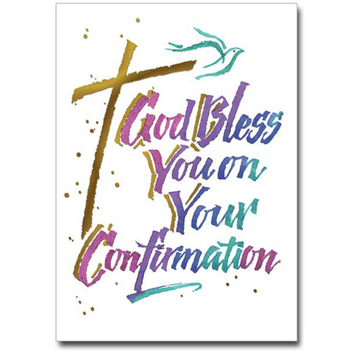 Confirmation Card with Cross