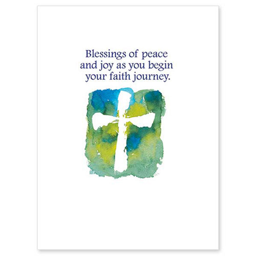 Catholic RCIA Card with Cross