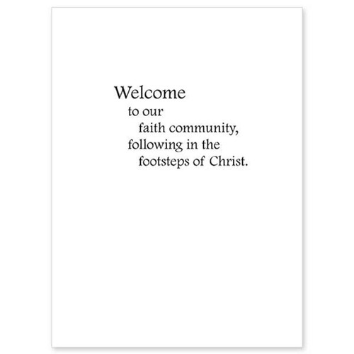 Inside the Catholic RCIA Card with Cross