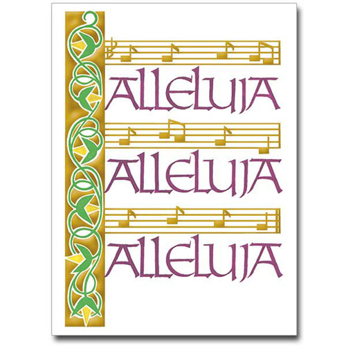 Alleluia Easter Card